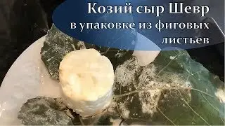 Козий Сыр Шевр в Упаковке из Фиговых Листьев