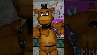 Freddy Fazbear meets Withered Freddy [FNAF/Blender] #fnaf #shorts #freddyfazbear