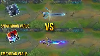 Empyrean Varus vs Snow Moon Varus Skin Comparison - League of Legends