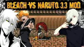 Ken Kaneki vs Ichigo Shikai - Bleach vs Naruto 3.3 Mod