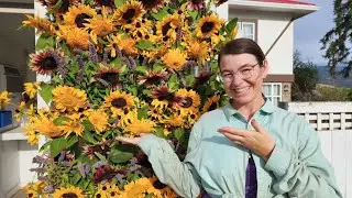 Building A Literal Wall of Flowers