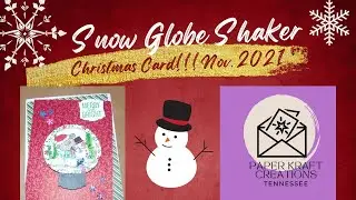 Snow Globe Christmas Card