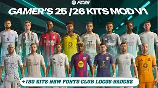25/26 Kits Mod For FC 25 By Gamer Algorithm V1 |  (+180 Kits) Free