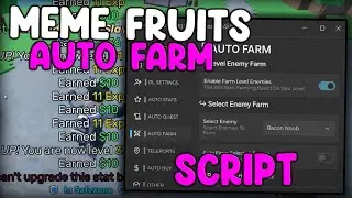 [CURSE UPDATE] Meme Fruits Script Auto Farm & Max Stats - Roblox 2025