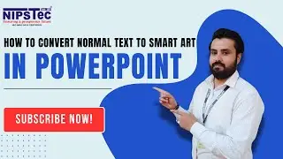 How to Convert Normal Text to Smart Art in PowerPoint | 