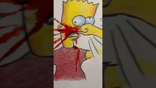 Simpsons. Lisa knocks Bart’s teeth out. 