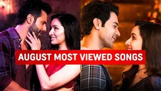 August 2024 Most Viewed Indian Songs | Top 25 Bollywood Hindi Songs Of August 2024