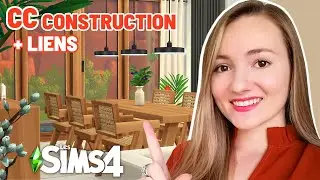 Je construis avec des contenus personnalisés 😍 (Maxis match) SIMS 4