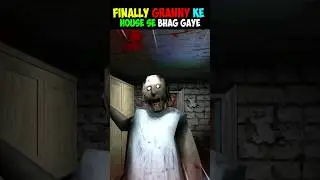 Finally Granny Grandpa Ke Scary House Se Bhag Nikale😱🔥 | Playing Granny 3 Horror Game 😨 | #shorts