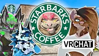 starbucks...but it's ran by Furrys | VRChat S5 E1