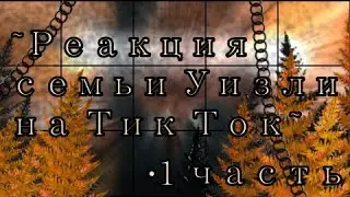 ~Реакция семьи Уизли на Тик Ток~ •1 часть•