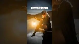Effet de lumière avec Photoshop 💡 #photoshop #tuto #tutorial