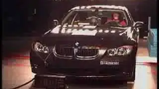 Краш-тест BMW 3 series от EuroNCAP. Боковой удар