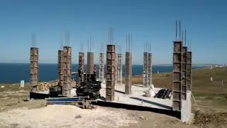 Процесс: Монтаж / Демонтаж опалубка колонн. (не Инструкция!) Металлическая опалубка колон, пластмас