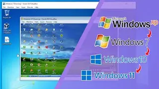 Windows XP in Windows 7 in Windows 10 in Windows 11