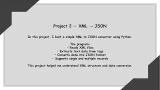 XML to JSON Converter | Python File Automation (Project 2)