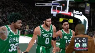 Celtics vs Bucks | 4th Quarter | NBA2K14 MODDED GAMEPLAY HD 🏀
