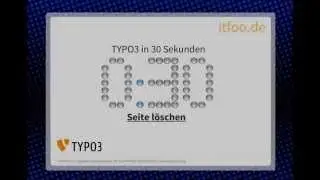 TYPO3: Löschen einer einzelnen Seite