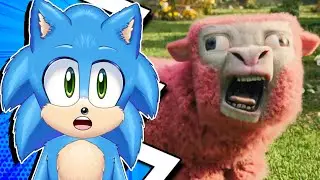 Movie Sonic Reacts To A Minecraft Movie | Teaser!!