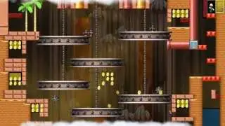 NSMBW Custom Level The Pit of 100 Trials (1-20) New Super Mario Bros Wii