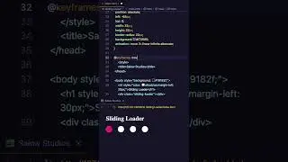 Sliding Animation HTML and CSS #shorts #2024