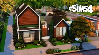 The Sims 4 || Small Scandinavian Family Home || Speed Build