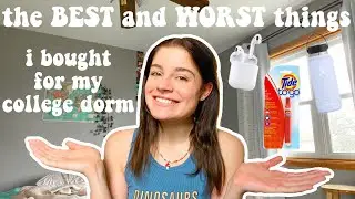 the best and worst things I bought for my college freshman dorm 2020/2021/2022