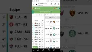simulei ultima rodada do brasileirão!!