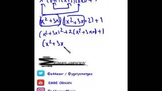 çarpanlara ayırma-4 @e44esor EMRE ORHAN