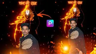 Ramnavmi Photo Editing 2023 | Picsart Ram navami Photo PicsArt | Bhagwa Photo Editing - MN Pictures