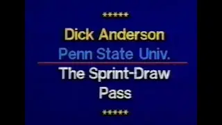 The Sprint Draw Pass -  Dick Anderson