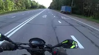 Максималка по трассе (35л.с/42зуба)