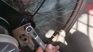 Bicycle KIT fitting at Mekhliganj. Mekhliganj electric cycle making