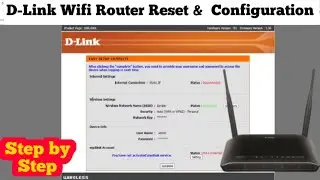 Dlink wifi router : How to Reset Dlink Wireless Wifi Router Step by Step?