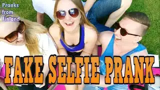 Selfie Prank with Finnish Girls - Valeselfie naisten kanssa