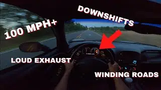 C5 CORVETTE RIPS THROUGH BACK ROADS *6-SPEED MANUAL RAW POV*