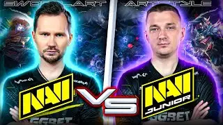 NAVI vs NAVI Junior - Своя Игра по DOTA2 (Часть 1)