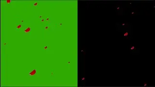 Rose Green Screen || Particles Green Screen