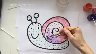 Водная раскраска СВОИМИ РУКАМИ за 5 минут!