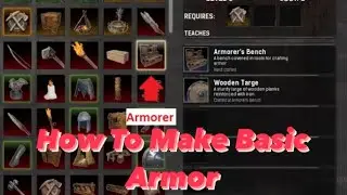 Easiest Way To Make Basic Armor - Conan Exiles