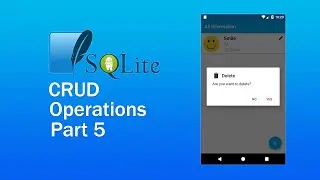 Android SQLite CRUD Operations Delete Item - Part 5
