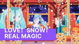 [4K60][MMD x Unreal Engine 4][RTX ON] 好き！雪！本気マジック Love！Snow！Real Magic 좋아! 눈! 진심 매직 [Kawaii Physics]