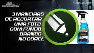 3 maneiras fáceis de recortar uma foto com fundo branco no Corel Draw