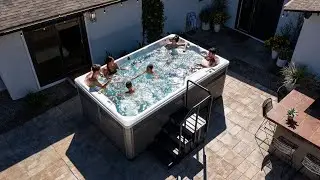 Endless Pools® R220 Swim Spa: More Seats, More Jets, More Options for Fun and Fitness!