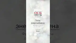 ОСБ / Типы энергообмена (эпилог).