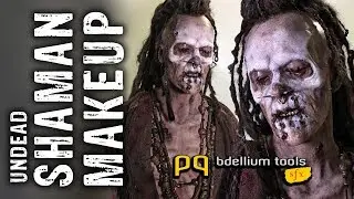 Undead Shaman Makeup Transformation w/ Bdellium Tools