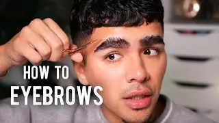 How to trim bushy Eyebrows in HD | Gabriel Zamora