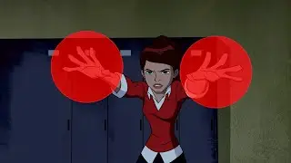 Ben 10 Ultimate Alien Gwen's Spells but red magic