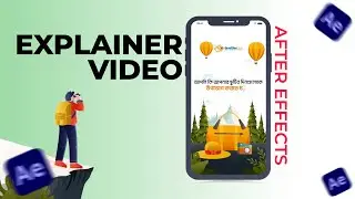 Explainer Video for Travel Agency in After Effects || GrafiXer Bro #motiongraphics