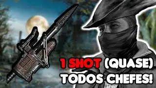 A ARMA MAIS OP DE BLOODBORNE! Zerando com ACIONADOR DE ESTACAS